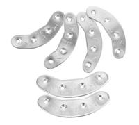 FRCOLOR 3paia Piastre in Metallo Per Talloni Cuscinetti Per Riparazione Dei Talloni Degli Protezioni Antiscivolo Per Scarpe Da Per Escursionismo e Attività All Aperto