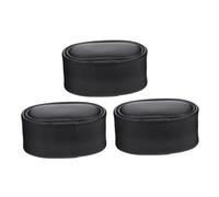 FRCOLOR 3pezzi Cuscinetti Orologi in Pelle Pu Nera Morbidi Cuscini Supporto Per Cinturini e Display Leggeri e Resistenti Per Collezionisti