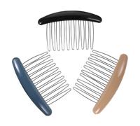 FRCOLOR 3pezzi Fermagli Per Capelli Decorativi in Plastica Pettini Laterali Per Styling Accessori Coreani Senza Danni Per Radici Dei Capelli Per Ragazze e Donne