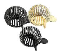 FRCOLOR 3pezzi Fermagli Per Granchio Con Strass Accessori Moda Per Ponytail Clip Per Casuali Strumenti Di Stile Per Donne e Ragazze