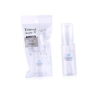 FRCOLOR 3pezzi Flaconi da Viaggio da Confezionati Singolarmente Bottiglie Ricaricabili per Shampoo Bagnoschiuma Lozione Detergente Viso Estrusione Compressibile Resistente in Plastica Pet