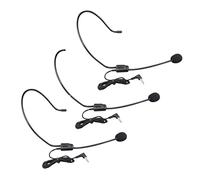 FRCOLOR 3pezzi Microfono Cuffia Con Amplificatore Vocale Portatile Microfono Cablato Leggero Per Insegnamento Conferenze e Performance Design Semplice e Durevole Per Tour e Negozi