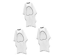 FRCOLOR 3pezzi Per Taglio Unisex Professionale Grembiule Da Parrucchiere Cape Per Acconciatura e Colorazione Facile Da Indossare e Conservare