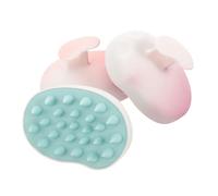 FRCOLOR 3pezzi Spazzola Massaggiante Capelluto per Lavaggio Capelli Piccola Spazzola Shampoo Capelluto Adatta Uso Quotidiano e Professionale Rimuove Sebo e Pulisce Profondamente Radici