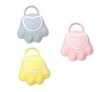 FRCOLOR 3pezzi Spazzola Silicone Per Bagno Per Ragazzo Ragazza Massaggiatore Multifunzionale Per Pulizia e Esfoliazione Dispenser Per Shampoo Delicata Sulla Dei Ragazzo Ragazza
