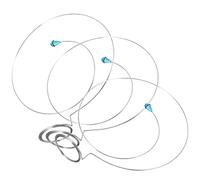 FRCOLOR 3pezzi Supporto Regolabile Per Lente d Ingrandimento in Filo Metallico Pz Accessorio Per Riparazione Orologi Porta Lente Portatile