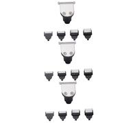 FRCOLOR 3pezzi Testa Di Rasoio Elettrico Metallo Per Barba Accessorio Di Ricambio Per Rasoio Elettrico Tre Teste Clip Pettini Utile Per Uso Domestico e Professionale Facile Da Pulire e