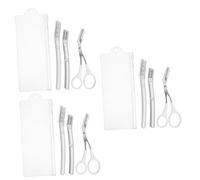 FRCOLOR 3sets Kit Per La Modellatura Sopracciglia Set Per Rifinire e Curare Sopracciglia Include e Rasoio e Portatile Per Personale e