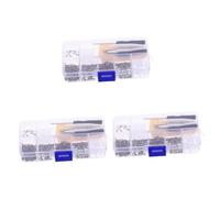 FRCOLOR 3sets Riparazione Occhiali Portatile Kit Completo Con Viti e Cacciavite Per Occhiali Sole e Orologi Utile e Resistente Inossidabile e Pratico Per Amici e Famiglia