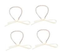 FRCOLOR 4 Corone Di Fiori Per Donna Cerchietto Da Sposa Con Nastro Per Copricapo Da Sposa