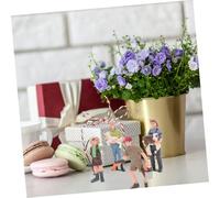 FRCOLOR 4 Modelli Miniatura Personaggi Agricoltori per Decorazioni Casa e Giochi Figurine Fattoria Resistenti e Dettagliate per Paesaggi e Racconti Creativi
