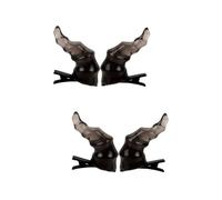FRCOLOR 4 Pcs Accessori Per Corno Del Diavolo Clip Di Corna Barrette Dei Halloween Bobby Pins Demone Forcine Demone Cosplay Perni Di Corna Demone Clip