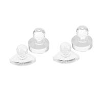 FRCOLOR 4 Pcs Ombretto Piastra Strumento Palette Di Trucco Evidenziatore Strumento Di Riparazione Fai Da Te Ombretto Strumento Sigillo In Polvere Ombretto Timbro Ombretto Premendo
