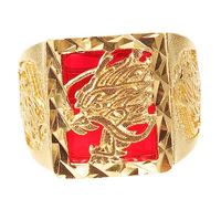 FRCOLOR 4 Pezzi Anello Del Drago Anello Uomini Uomo I Ragazzi Suonano Maschio Regolabile Per Suonano Gli Uomini Anelli Di Drago Anello Di Dito Gli Uomini Suonano Gioielli Drago D'oro Rame