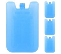 FRCOLOR 4 Pezzi Contenitore Refrigerante Blu in Plastica e Gomma | Raffreddamento, Fonte Fredda Portatile, Design Sigillato Coperchio, per Ufficio, Pasti e Uscite