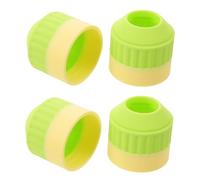 FRCOLOR 4 Pezzi Copertura Antiscivolo in Silicone per Manopole Sfera Protezione Antiurto per Maniglie Porte per Anziani Facile da Installare e Resistente