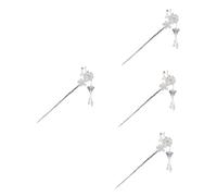 FRCOLOR 4 pezzi Forcine per capelli per capelli vecchi accessori per capelli per la sposa, bacchette per capelli, forcine per capelli, forcelle per capelli per ragazze stile cinese