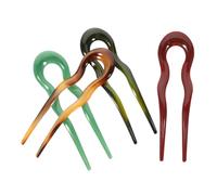 FRCOLOR 4 pezzi Forcine Vintage U Shape per Acconciature per French Style Design e Accessori Coreani per Donne e Ragazze Vari Colori Eleganti