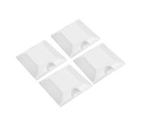 FRCOLOR 4 pezzi Marcatori Riflettenti Stradali in Abs Indicatori Rifrangenti Pavimentazione Alta Visibilità per Strade Autostrade e Vialetti Installazione Rapida e Resistente