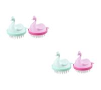 FRCOLOR 4 Pezzi Massaggio Shampoo Pettine Doccia Roba Per Ragazze Adolescenti Strumento Di Dei Massaggiatore Dei Massaggiatore Del Cuoio Capelluto Pet Spazzola Da