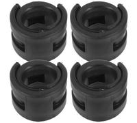 FRCOLOR 4 Pezzi Protezione Catena Bici in Gomma Nera, Set | Design Compatto e Pratico, Resistente All’usura, Protegge la Catena Dai Danni, per Bici da Montagna