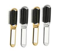 FRCOLOR 4 Pezzi Specchio Pieghevole Pettine Spazzola Per Portatile Spazzola Per Specchio Portatile io Da Viaggio Per Per Per