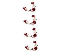 FRCOLOR 4 Pz accessorio per fiore rosso copricapo per le donne copricapo da sposa per la sposa Tiara headband matrimonio party adornare copricapo femminile fascia da donna lega