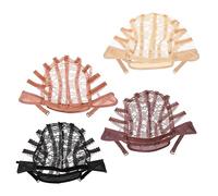 FRCOLOR 4 Pz Berretto Per Parrucca in Pizzo Cappello Da Donna Cappello Parrucca Leggero U Berretto Fascia Per Tappi Per Parrucche in Pizzo Per i Kit Caps