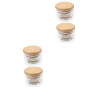 FRCOLOR 4 Pz coppa per pennelli per nail art creativo manicure mini piatto dappen ciotola per strumenti per piatto per in coppetta per di legno