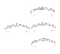 FRCOLOR 4 Pz copricapo da sposa diademi per ragazze principessa corone principesse coroncine principesse Tiara diadema per il matrimonio della sposa corone per le donne Strass