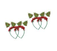 FRCOLOR 4 Pz Fascia Per Albero Di Natale Regali Per Bambini Fasce Dell'albero Di Natale Accessori Per Ragazze Fascia Per Le Vacanze Fascia Per Natalizi Regali Per Ragazze Saluto