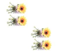 FRCOLOR 4 Pz pettine da sposa accessori per floreali copricapo da sposa per il matrimonio fiori freschi floreali hair pin hair clips forcine sposa accessori per da sposa