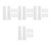 FRCOLOR 4 Set Cotonfiock Nasale Nasali Inalatori Per Naso Nose Patches Bastoncino Per Annusare Le Fragranze Bastoncino Per Inalare Il Profumo Plastica Bianca 12 Pezzi * 4