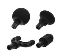 FRCOLOR 4 Testine Massaggianti Sostituibili 12-13 Mm per Pistola Massaggiante, Accessori per Massaggiatore Muscolare a Percussione, Compatte per Rilassamento Tessuti Profondi e