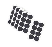 FRCOLOR 40 Pezzi Cuscinetti Bocchino Sassofono e Clarinetto Patch Antiscivolo Nere Sottili in Silicone Protezione Comfort per Strumenti Fiato Woodwind
