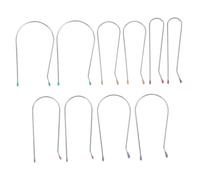 FRCOLOR 40pezzi Clip Per Bigodini Caldi Clip Di Ricambio Per Bigodini Elettrici Forma Di u Resistenti Al Calore Adatti Permanenti Per Arricciacapelli