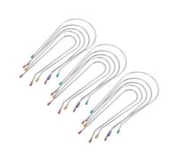 FRCOLOR 40pezzi Gommini Per Bigodini Caldi Fermagli Per Capelli in Inox Per Bigodini Riscaldati Di Clip Per Arricciacapelli Morsetto Forma Di u Adatto Per Caldi Di Diverse Dimensioni