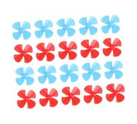 FRCOLOR 48 Mini Eliche per Modellini di Accessori Giocattolo in Plastica Durevole per Progetti Artigianali e Didattici Componenti Sicuri e Resistenti per Hobby Colore Colore Casuale