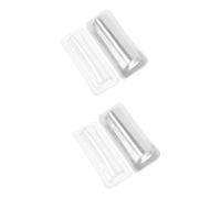 FRCOLOR 48 Pz Clip Per Rossetto Trasparente Portacarte Personalizzato Sacchetti Trasparenti Per Balsamo Per Le Labbra Portacarte Personalizzato Contenitori Per Lucidalabbra Plastica