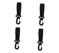 FRCOLOR 4paia Gancio Passeggino Gradi Ganci Multifunzione per Passeggini Ganci per Appendere Borse Chiavi Portafogli per Borse per Pannolini Passeggini e Sedie Rotelle