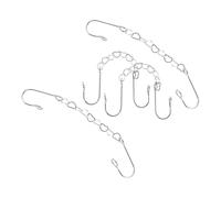 FRCOLOR 4pezzi Aretino Naso Cuore Metallo Gioielli Donna Piercing Creativi Setto Anello Catenella Accessori Decorativi Non Fascino Viso Trucco Elegante Usare Regali Compleanno Anniversario