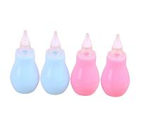 FRCOLOR 4pezzi Aspiratore Nasale Per Ragazzo Detergente Nasale Per Ragazzo Rimozione Del Naso Aspirazione Del Per Ragazzo Beccuccio in Silicone Congestion Respirare