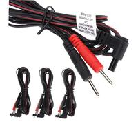 FRCOLOR 4pezzi Cavi Elettrodi Pin Connettore Per Macchine Terapia Compatibili Facili Da Installare e Affidabili