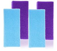 FRCOLOR 4pezzi Esfolianti in Nylon Per Asciugamani Per Rimozione Morta Colori Blu Doccia Per Esfoliazione e Della