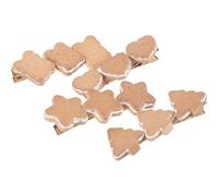 FRCOLOR 4pezzi Forcina per Capelli Forma di Biscotto Decorativa Piccola per Bambina Copricapo Fermaglio Scatto Facile