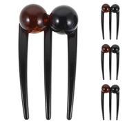 FRCOLOR 4pezzi Forcine per Chignon in Stile Cinese Bastoncini per Capelli Antichi Perline per Acconciature da Donna Fermaglio per Chignon per Balletto Matrimoni Stile Vintage