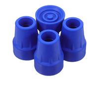 FRCOLOR 4pezzi Gommini in Gomma per Bastoni da Trekking Punte di Ricambio per Bastoni da Passeggio Piedini in Gomma Antiscivolo per Stampelle Base Resistente per Camminate all Aperto