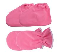 FRCOLOR 4pezzi Guanti e Stivaletti in Cera Di Paraffina Per Spa Accessori Per Trattamenti Alla Paraffina Per Mani e Piedi Realizzati