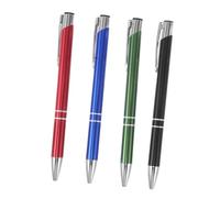 FRCOLOR 4pezzi Penne Sfera Retrattile Metallo Per Scrittura Penne Per Ufficio Insegnanti e Studenti Per Riunioni e Attività Quotidiane