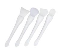 FRCOLOR 4pezzi Pennello in Silicone Per Applicatore Per Maschera Di Fango Strumento Di Bellezza Cosmetico Doppia Faccia Facil Usare Impugnare